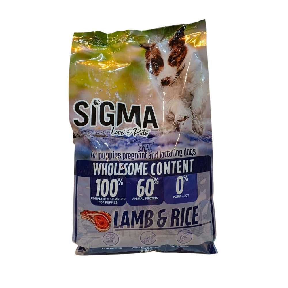 Sigma dog food with a cat 