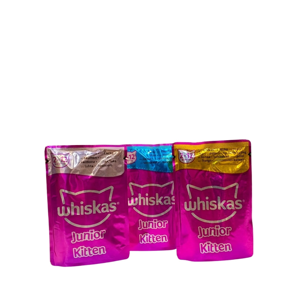Whiskas Sachet Kitten Mixed Menu Jelly 85g
