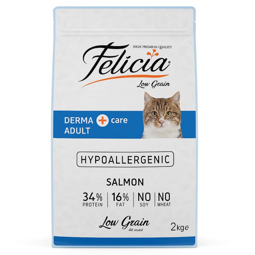 Felicia Derma Adult Cat Food With Salmon