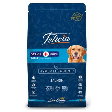 Felicia Derma Dog Food With Salmon 15 Kg