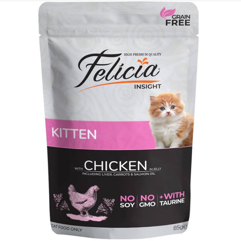 Felicia Kitten Jelly with Chicken 85g