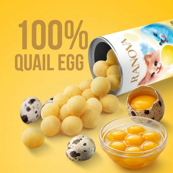 RANOVA Freeze-Dried Quail Egg Yolk - Dog & Cat Treats