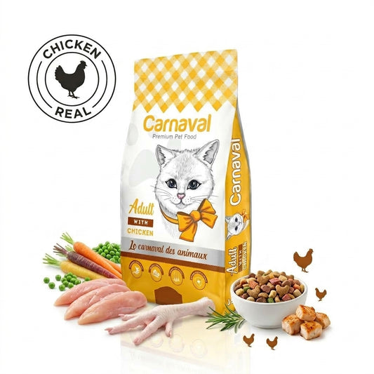 Carnaval Premium Adult Cat Food with Chicken 400gm