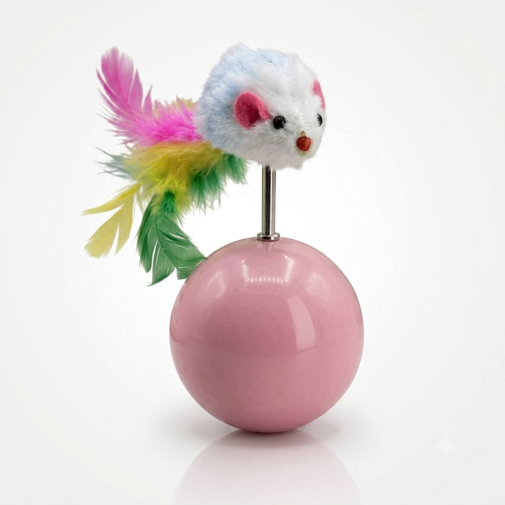Ball with Mouse Toy
