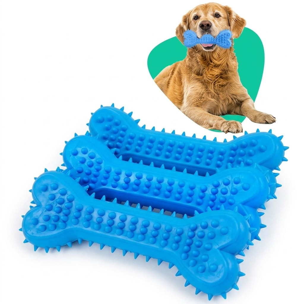 Rubber Bone Shape Toy