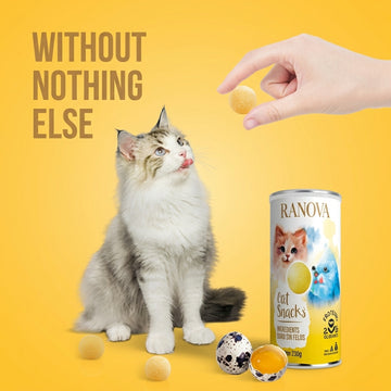 RANOVA Freeze-Dried Quail Egg Yolk - Dog & Cat Treats