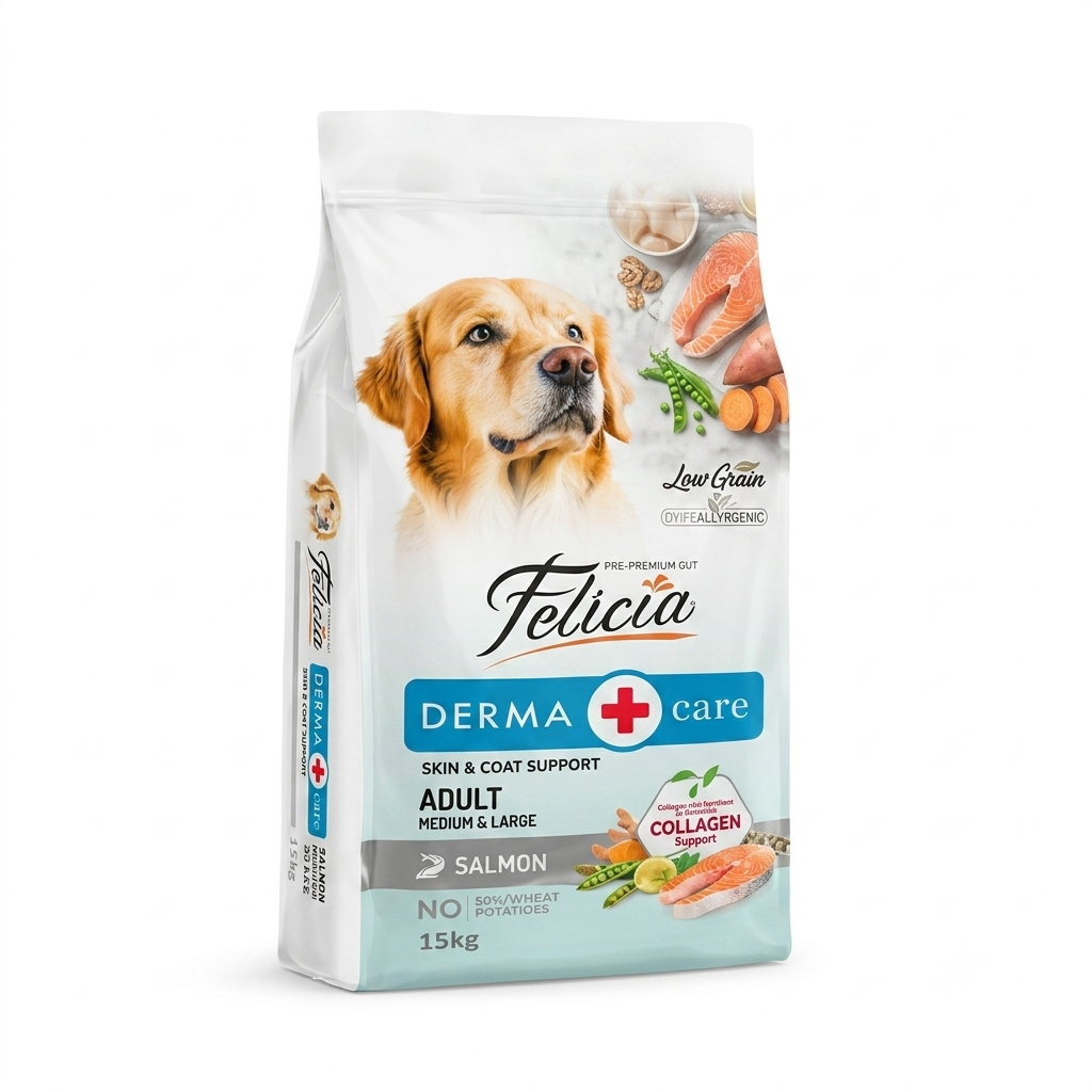 Felicia Derma Dog Food With Salmon