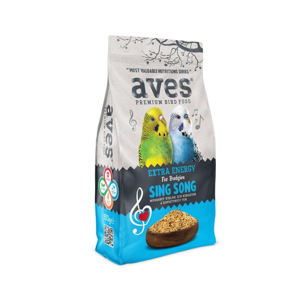 aves premium bird food for budgies