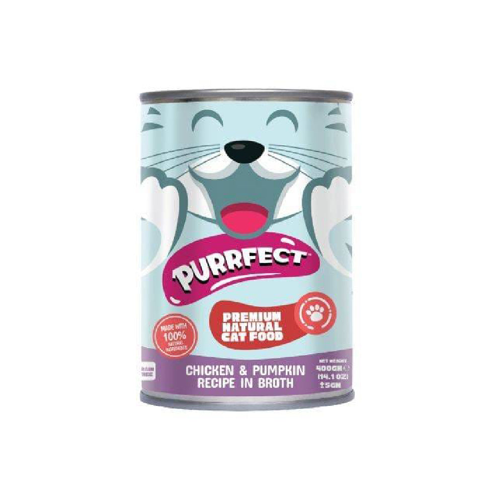 Purfect Chicken And Pumpkin Cat Food Waggles 400gm