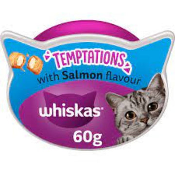 Whiskas Temptation Salmon 8*60gm