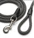 Pet Snap Black Leash - British-Style Braided Dog Leash (6 Feet Length)