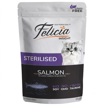 Felicia Adult Jelly with Salmon 85g