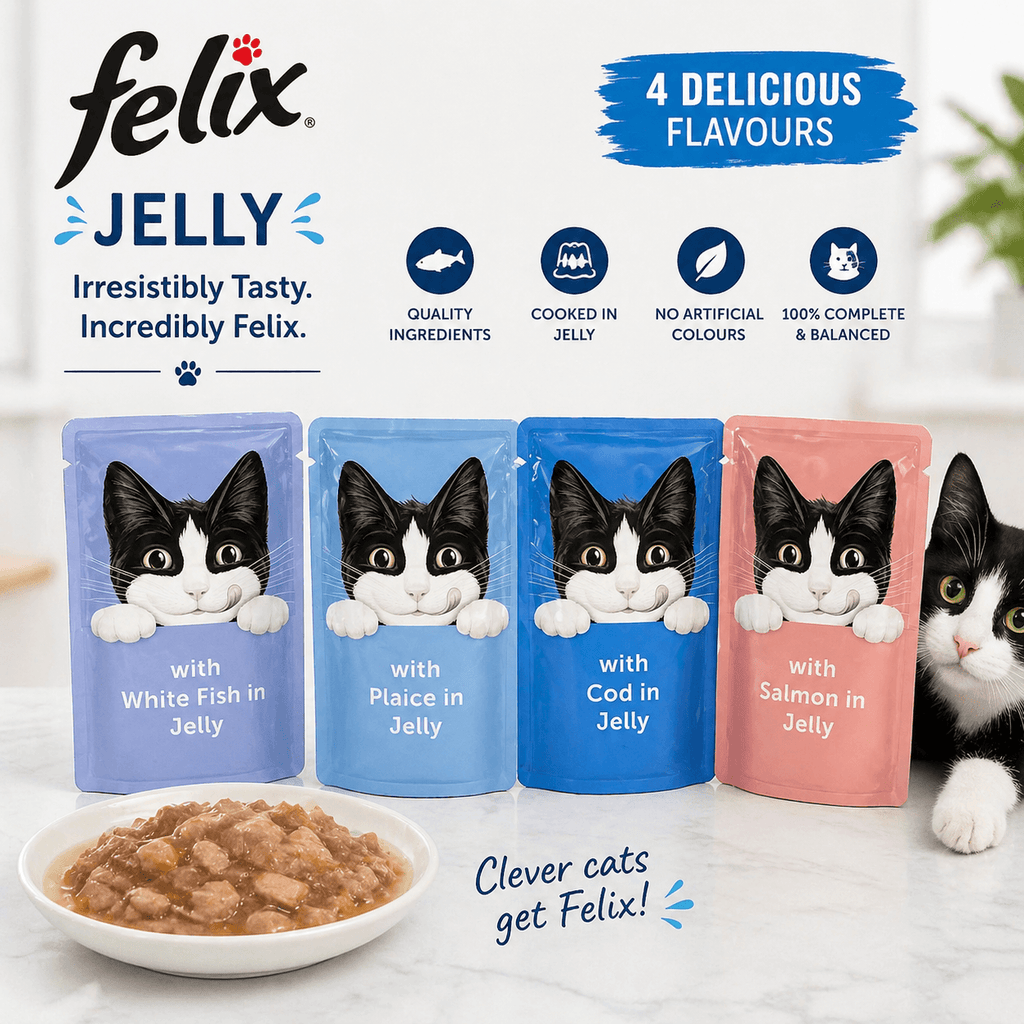 Felix Sachet Mix Selection Jelly 1+ 85g