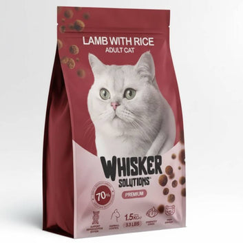 Whisker Adult Cat With Rice Food