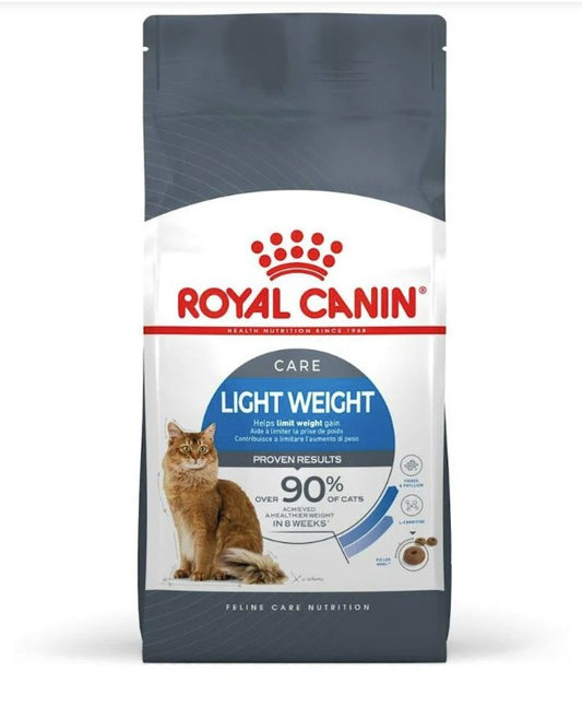Royal Canin Light Weight Care cat food package 
